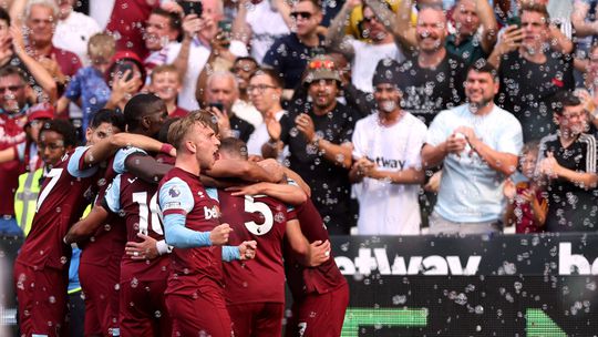 Surpresa ao intervalo: West Ham a vencer o Manchester City