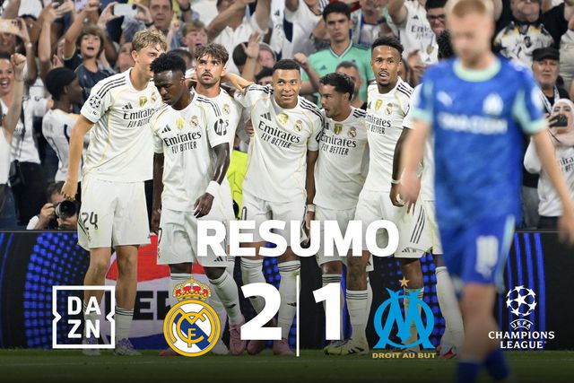 Marselha esteve perto de surpreender o Real Madrid no Bernabéu (resumo)