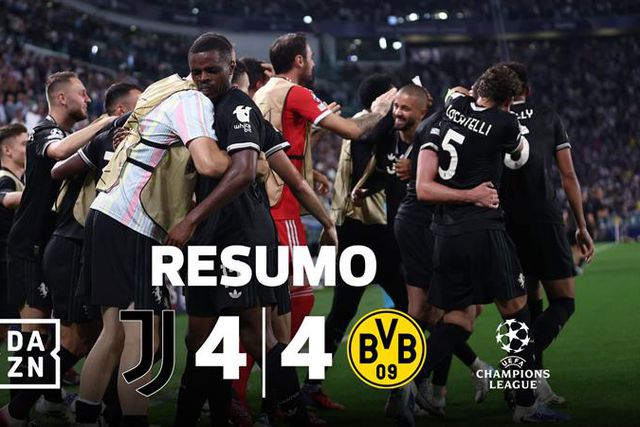 Se gosta de montanhas-russas, vai gostar do resumo do Juventus-Borussia