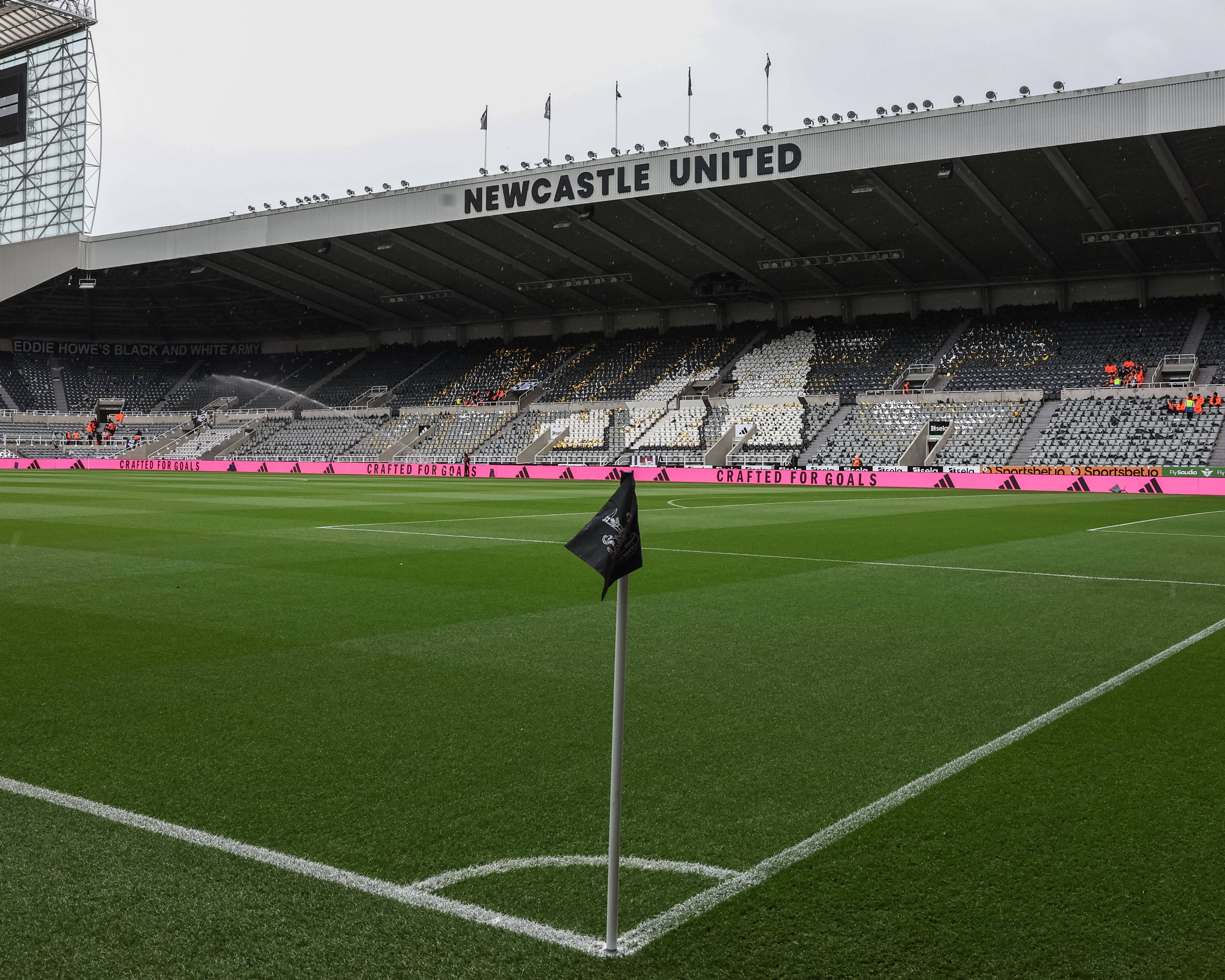 O St. James' Park em Newcastle. Capacidade para 52 mil pessoas