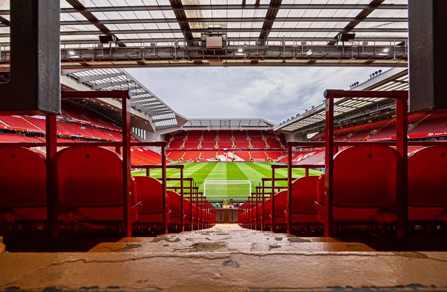 Estádio de Anfield. Casa do Liverpool alberga 61 mil pessoas (Propaganda/Imago)