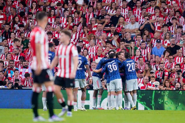 Martinelli celebra o primeiro golo do Arsenal frente ao Athletic Bilbao (FOTO IMAGO)