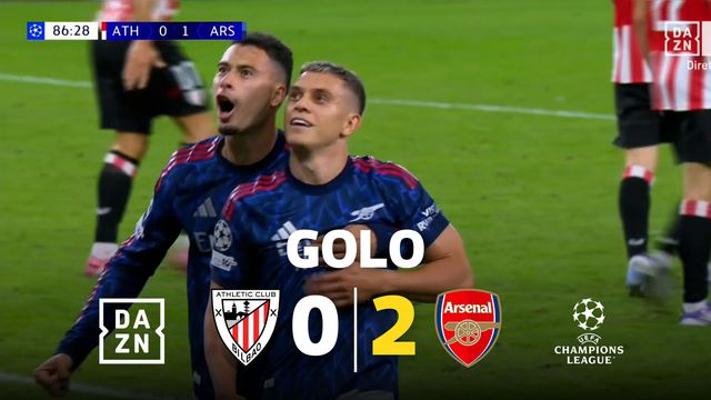 Substituiu Gyokeres e selou vitória do Arsenal