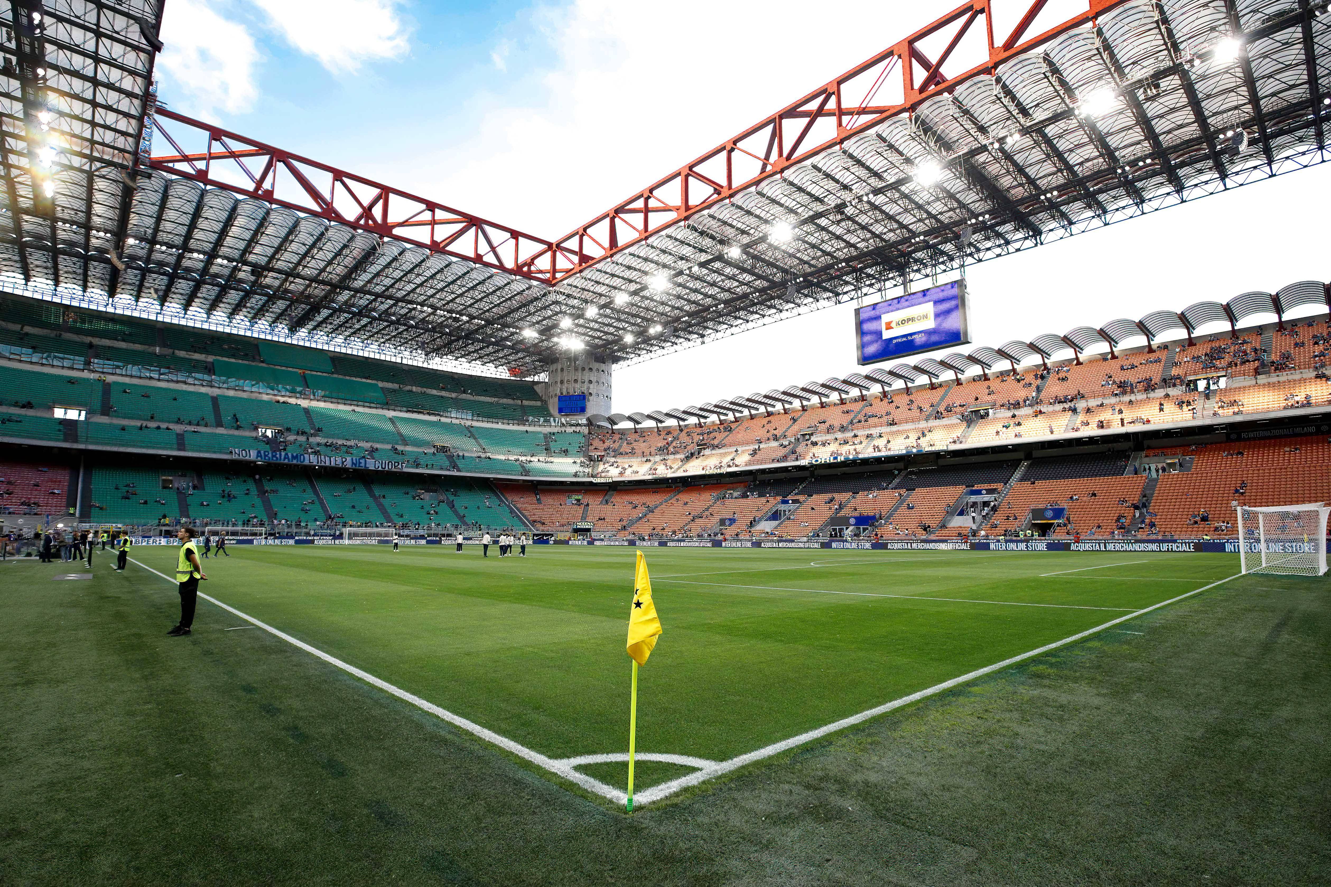 San Siro é casa do Inter e tem capacidade para 75 mil adeptos