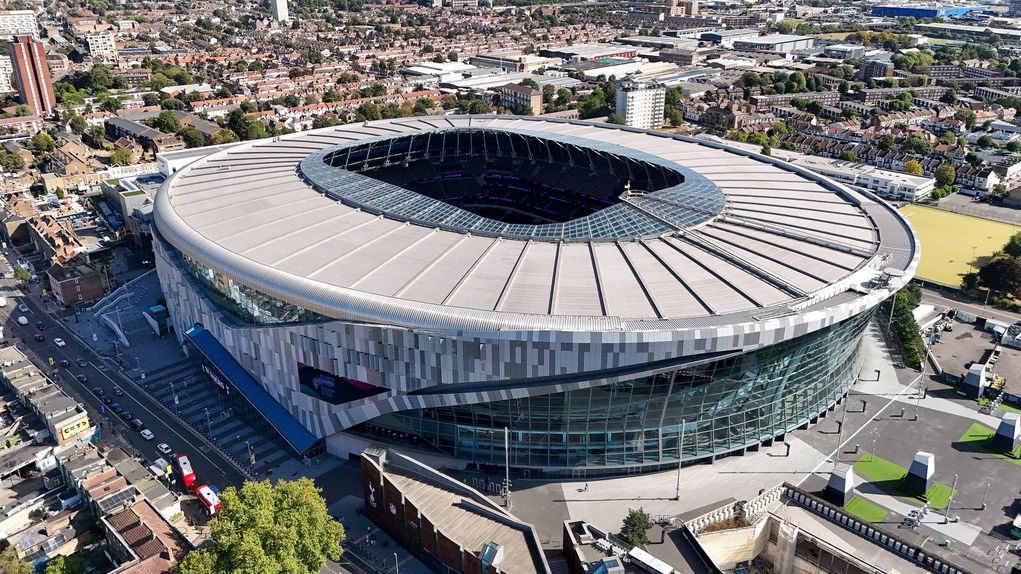 Estádio do Tottenham, em Londres, recebe 62800 pessoas