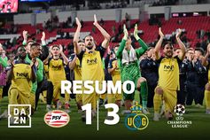 A histórica vitória do St. Gilloise na estreia da Champions League (resumo)