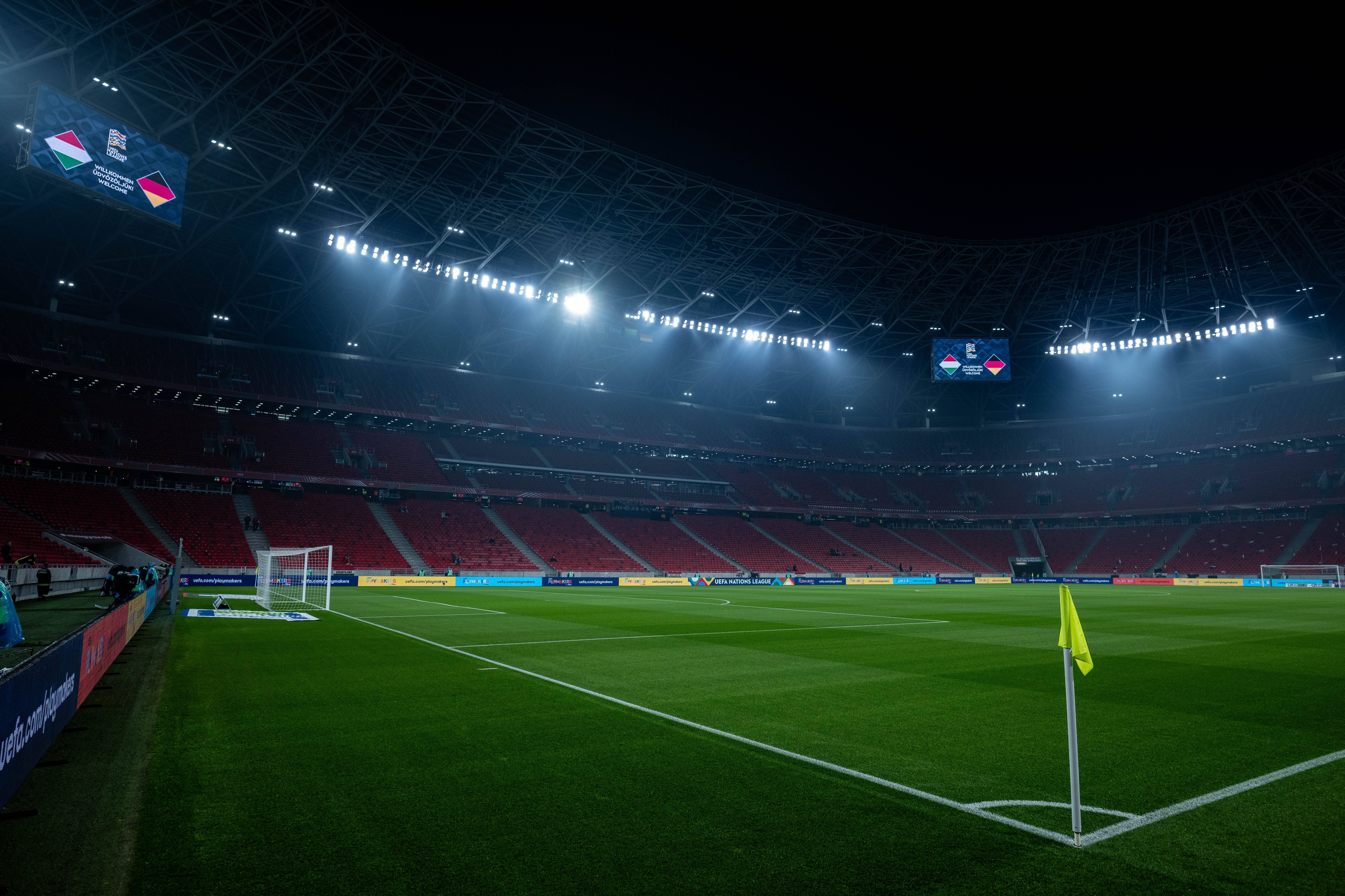 Puskas Arena em Budapeste, na Hungria, vai ser o palco da final da UEFA Champions League em 2026. Tem capacidade para 67 mil pessoas (Imago)
