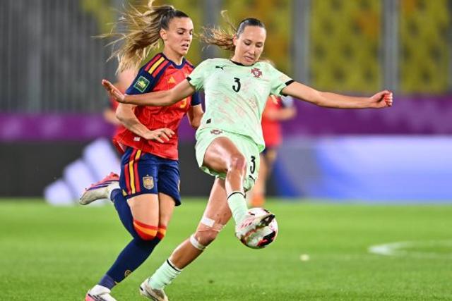 Inês Meninas foi uma das melhores jogadores de Portugal - Foto: FPF