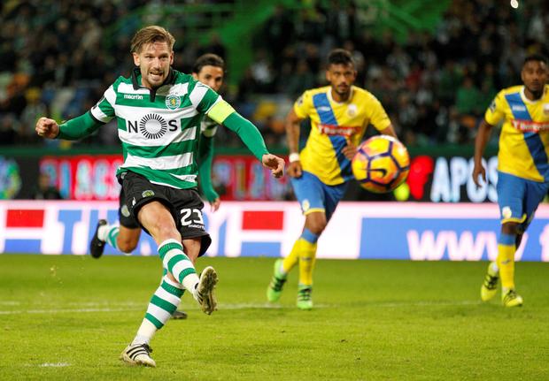 Adrien Silva falhou uma grande penalidade