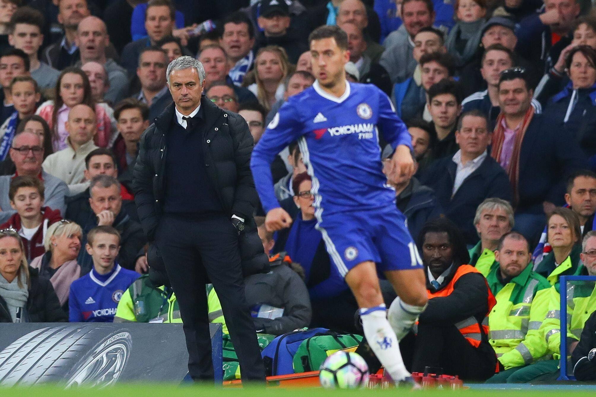Eden Hazard foi treinado por José Mourinho no Chelsea