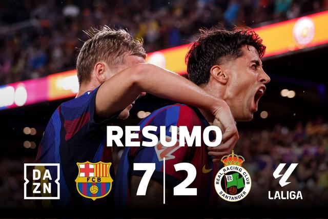 Que rolo compressor! Cancelo junta-se à goleada do Barcelona (resumo)