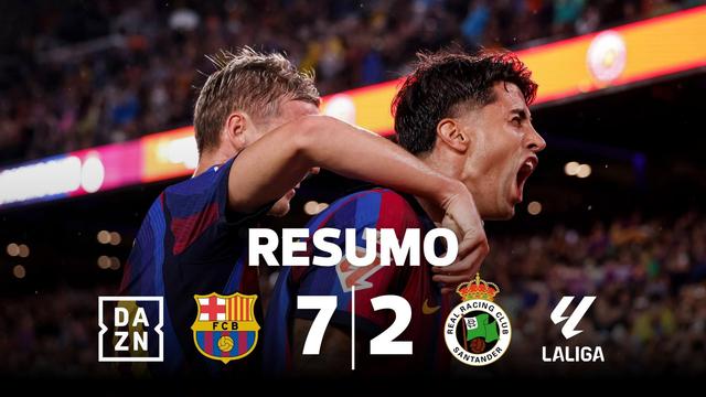 Que rolo compressor! Cancelo junta-se à goleada do Barcelona (resumo)