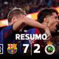 Que rolo compressor! Cancelo junta-se à goleada do Barcelona (resumo)