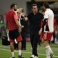 Marco Silva e Kaminski festejam vitória do Benfica no reduto do Milan (IMAGO)