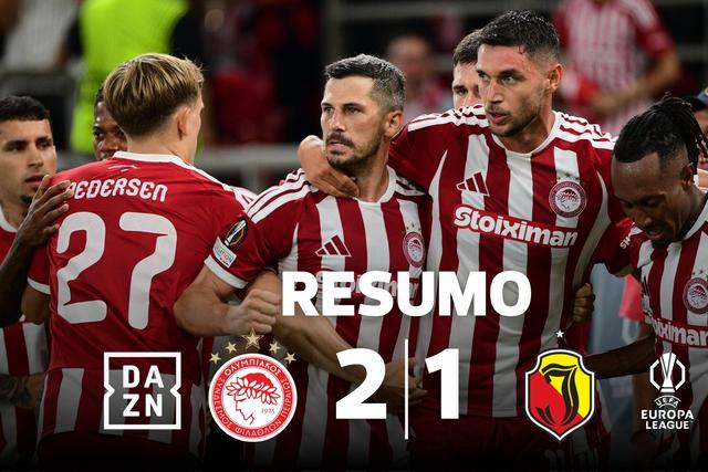Olympiakos entra a ganhar na Europa, graças a Yaremchuk (resumo)