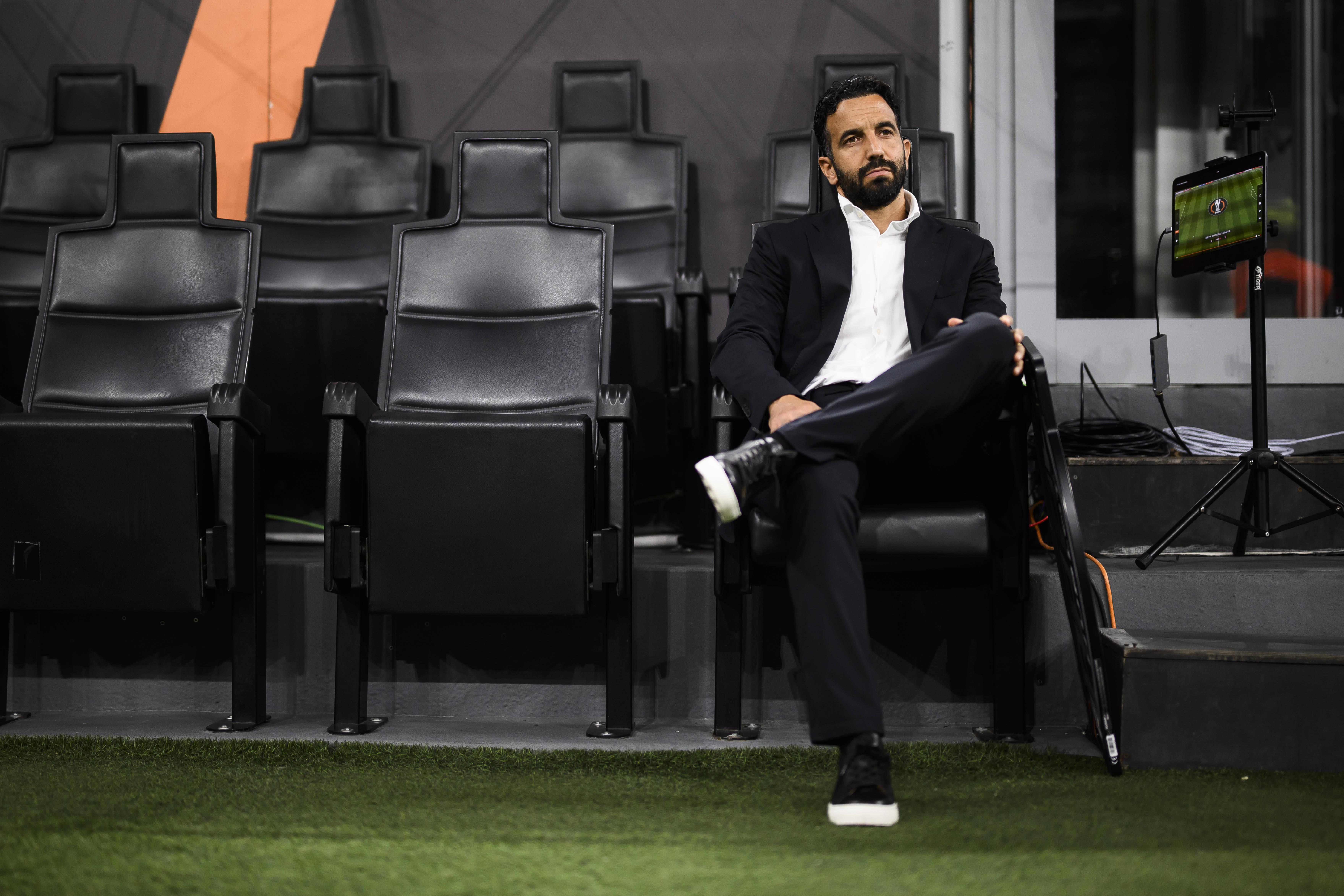 Ruben Amorim no Milan-Benfica (IMAGO)