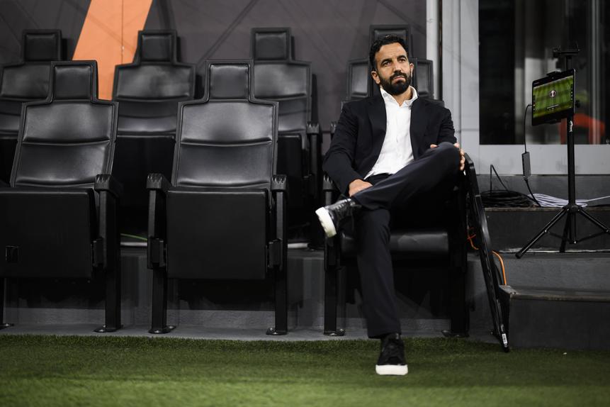 Ruben Amorim no Milan-Benfica (IMAGO)