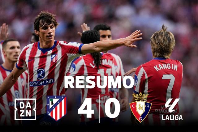 Álvarez quem? Nova goleada do Atlético Madrid sem o argentino (resumo)