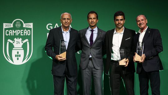 Manuel Fernandes, Carlos Lopes e Yazalde homenageados na Gala Honoris Sporting