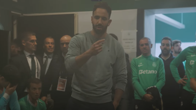 Amorim depois do 4-2 ao SC Braga, no Minho (SPORTING CP)