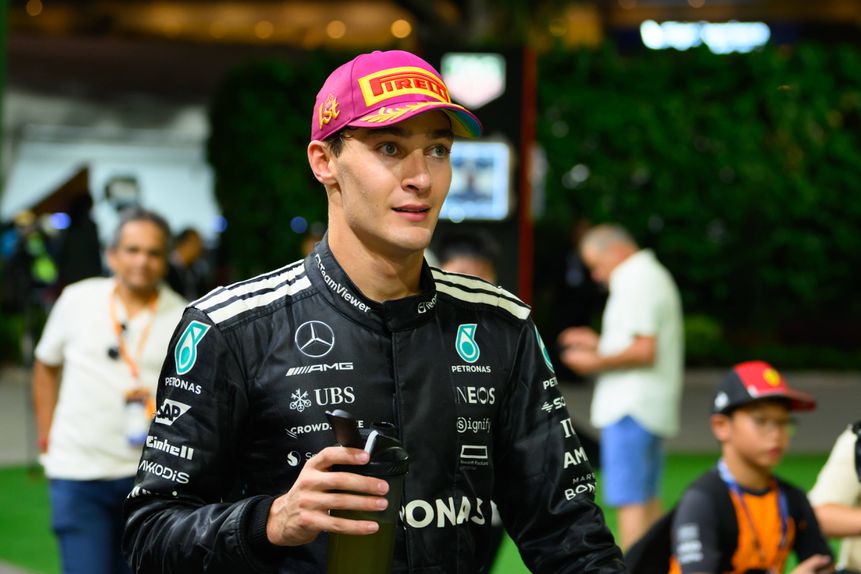 George Russell, piloto da Mercedes