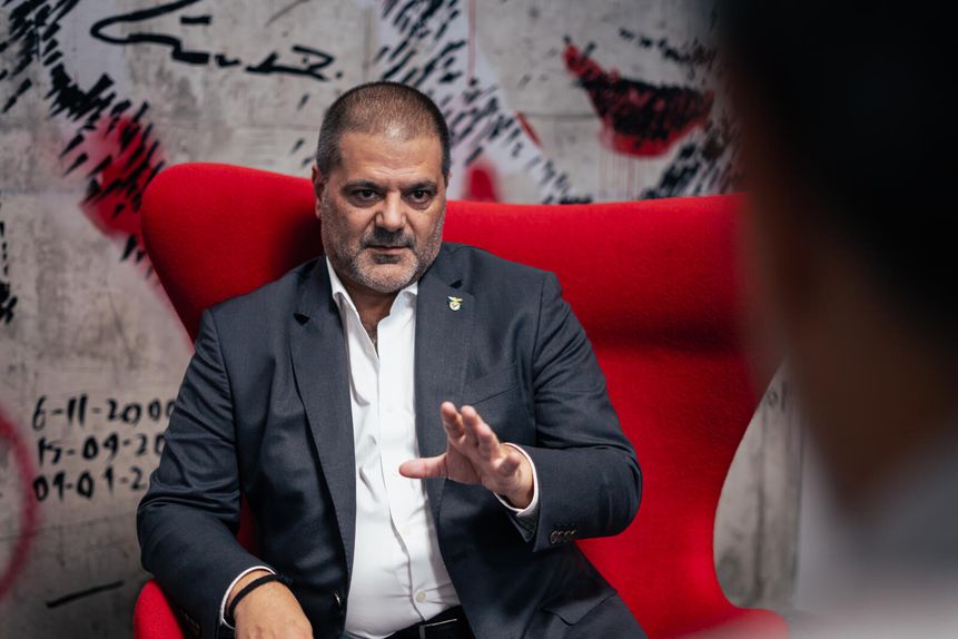 Cristóvão Carvalho, candidato a presidente do Benfica - Foto André Carvalho