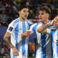 Prestiani celebra com Silvetti o golo que apurou a Argentina para a final do Mundial sub-20 - Foto: Imago