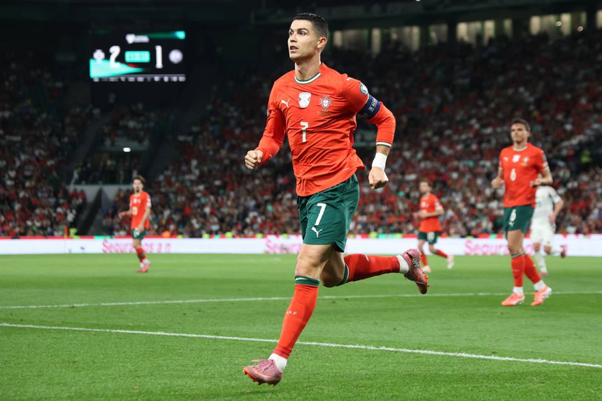 Cristiano Ronaldo a jogar em Alvalade, Estádio do Sporting, por Portugal