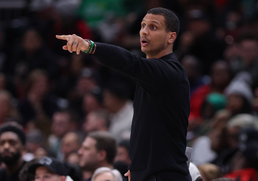 Joe Mazzulla, treinador dos Boston Celtics