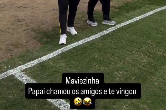 Neymar vinga-se após segurança do Santos ter dado bolada à filha