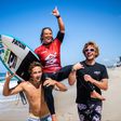 A surfista portuguesa Yolanda Hopkins - Foto: WSL