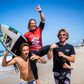A surfista portuguesa Yolanda Hopkins - Foto: WSL