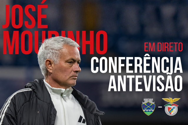 EM DIRETO: siga a antevisão de José Mourinho ao Chaves-Benfica