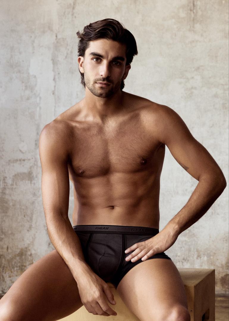 Ferran Torres em campanha de roupa interior foto/Iuman Intimissimi