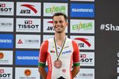 Miguel Salgueiro, medalha de bronze na corrida por pontos dos Mundiais de Pista - Xangai 2026