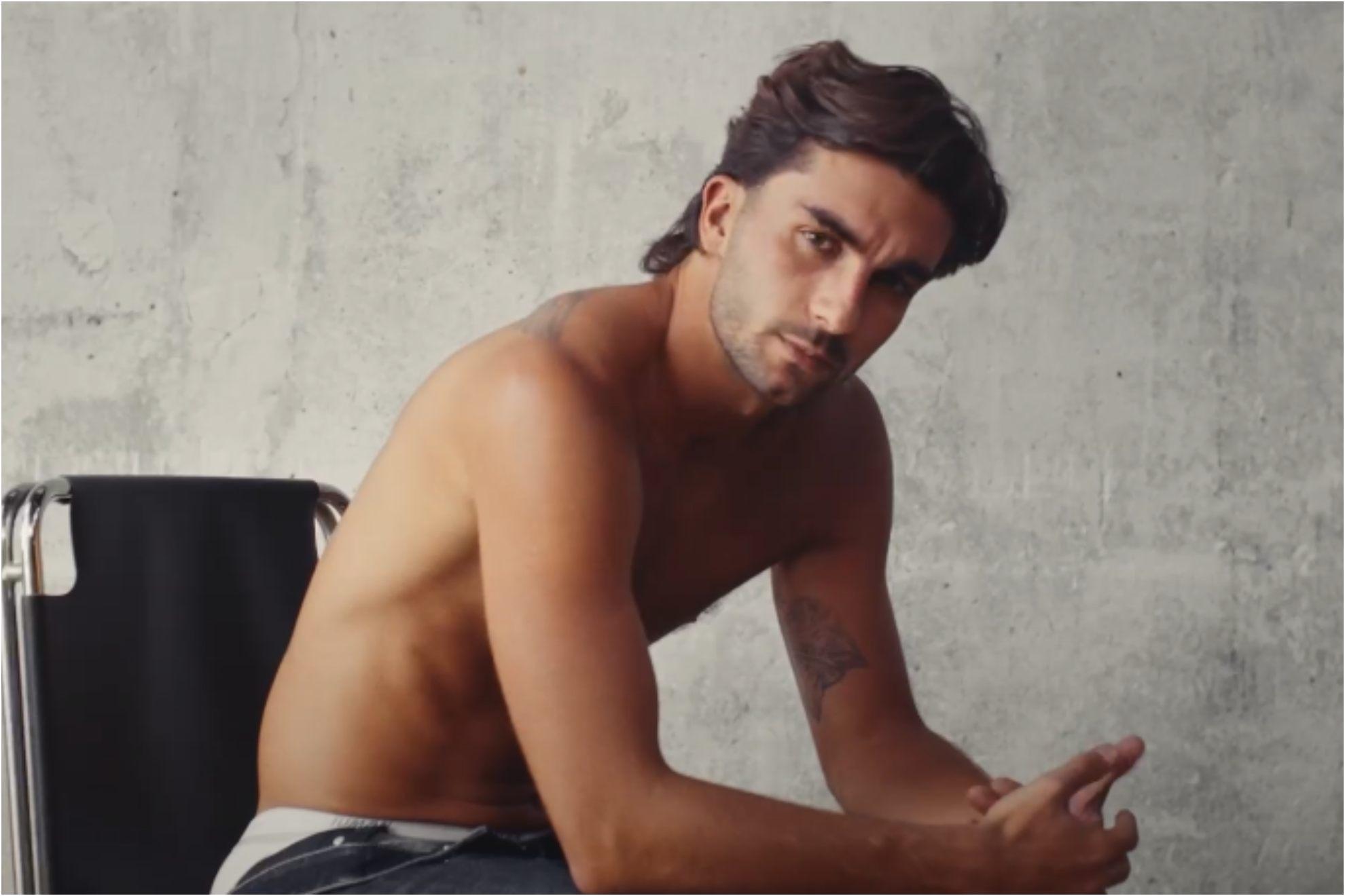 Ferran Torres em campanha de roupa interior foto/Iuman Intimissimi