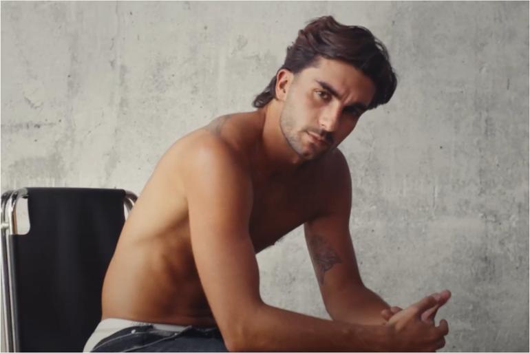 Ferran Torres em campanha de roupa interior foto/Iuman Intimissimi