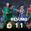 Perdida incrível do Deportivo em cima dos 90' deu ponto a Luís Castro (resumo)