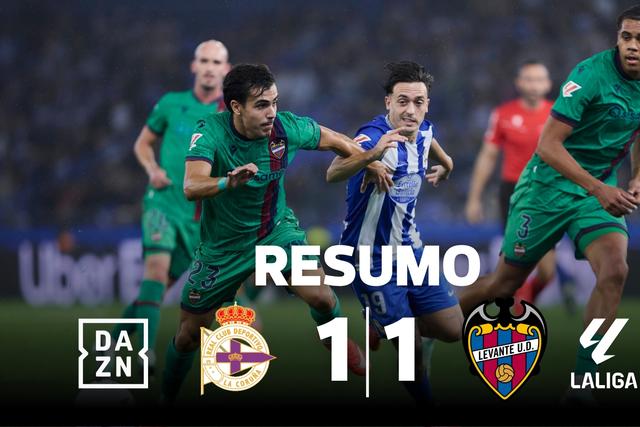 Perdida incrível do Deportivo em cima dos 90' deu ponto a Luís Castro (resumo)