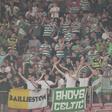 Adeptos do Celtic no Estádio da Luz (foto: Miguel Nunes)