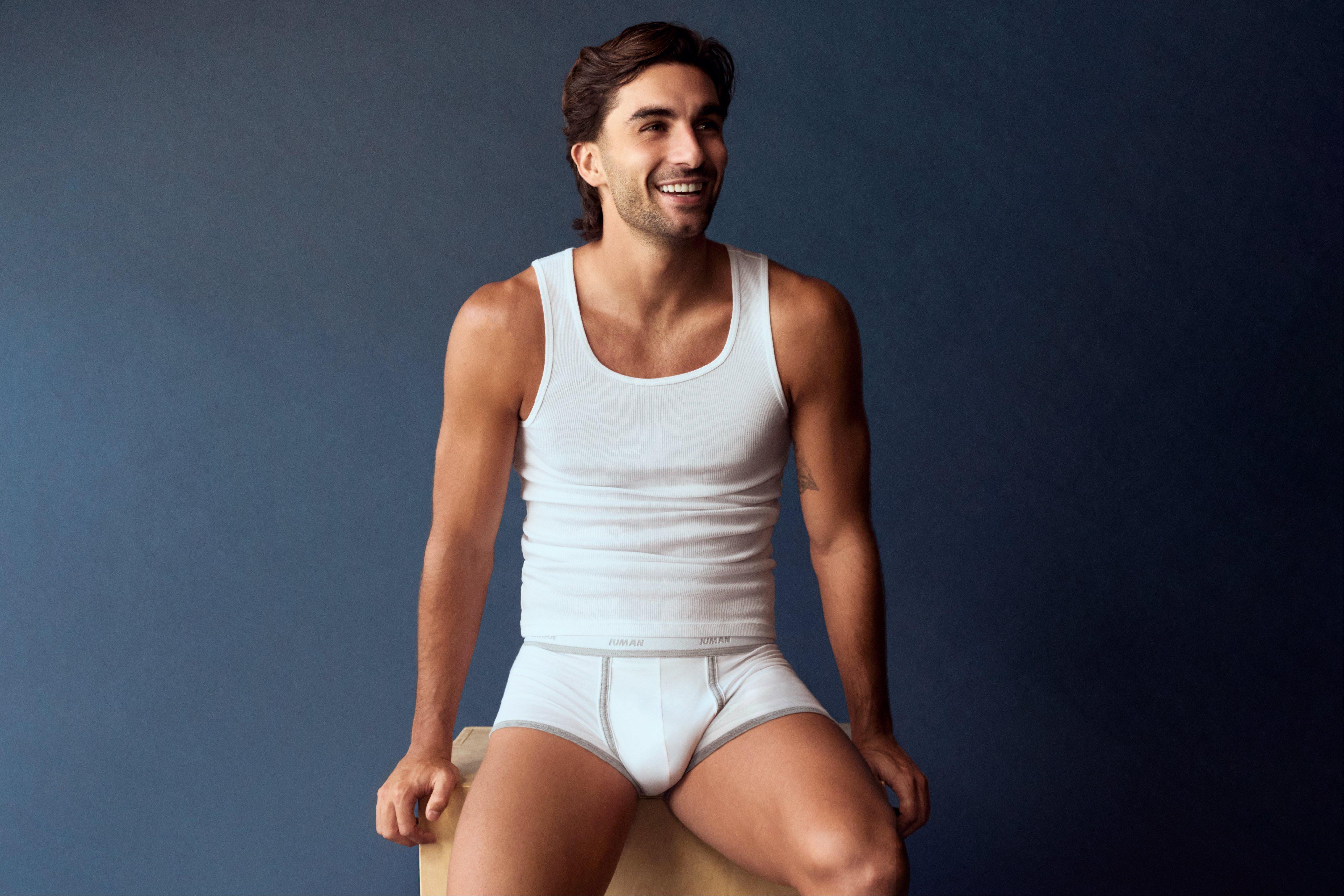 Ferran Torres em campanha de roupa interior foto/Iuman Intimissimi