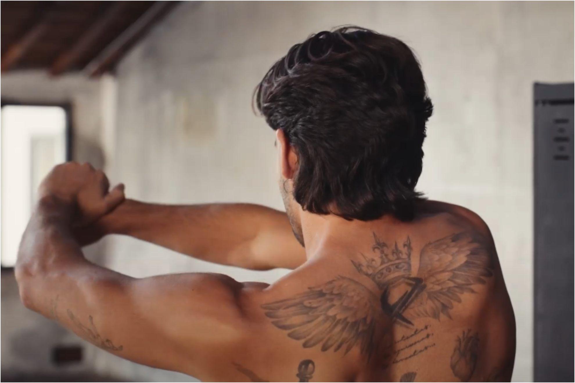 Ferran Torres em campanha de roupa interior foto/Iuman Intimissimi