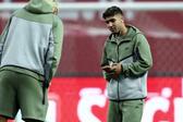 Zekri viajou com a equipa a Braga para se familiarizar com as rotinas do plantel - Foto: SPORTING CP