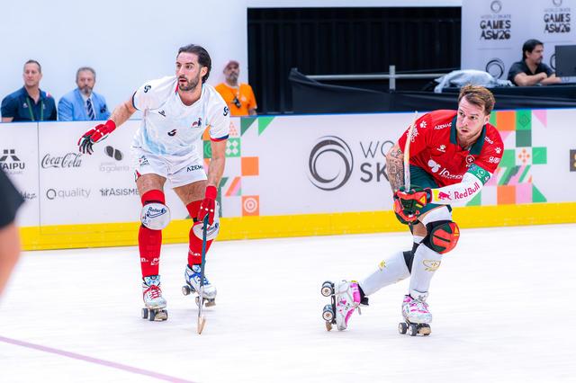 Lance do França-Portugal do Mundial de Assunção (Foto FPP)