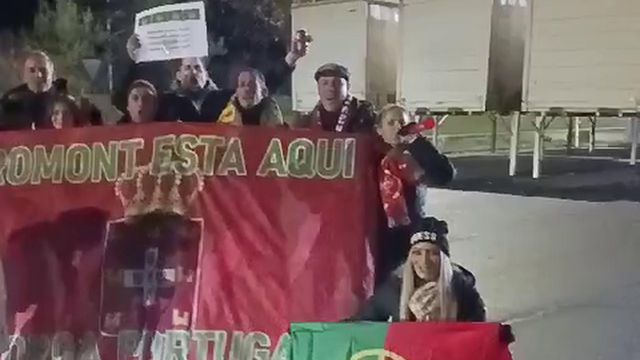 Emigrantes apoiam a Seleção em Vaduz