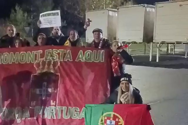 Emigrantes apoiam a Seleção em Vaduz