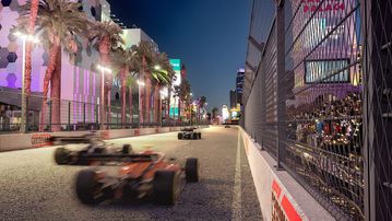 Carros de F1 à altura do 'show' de Las Vegas (fotogaleria)