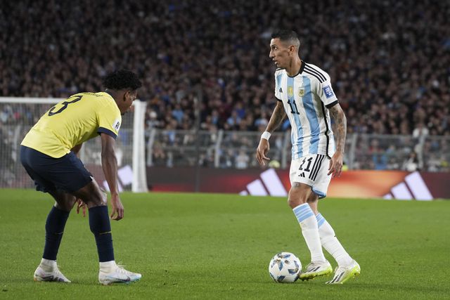 Argentina-Uruguai: Di María no banco, Otamendi no onze