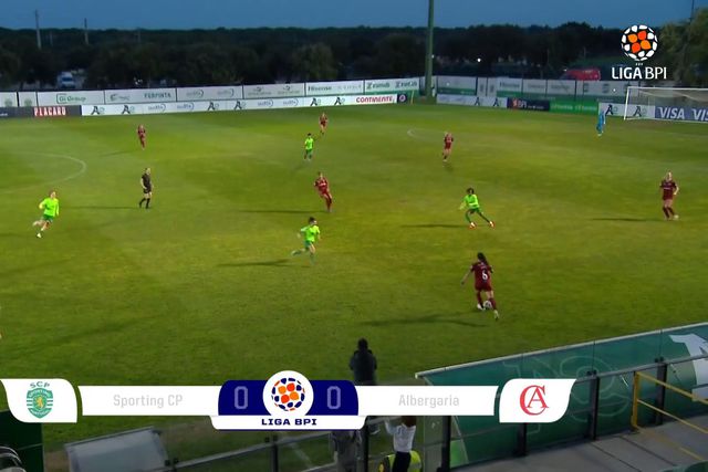 Liga BPI: O resumo da goleada do Sporting ao Clube de Albergaria
