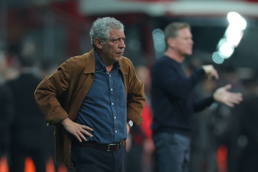 Fernando Santos, selecionador do Azerbaijão